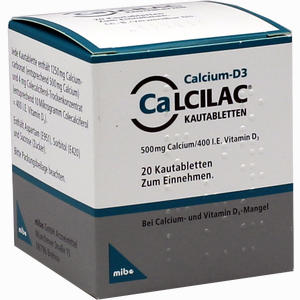 Calcilac Kautabletten  20 Stück - ab 4,73 €