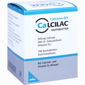 Calcilac Kautabletten  100 Stück Calcilac Kautabletten  100 Stück