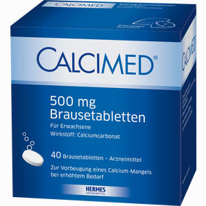 Calcimed 500mg Brausetabletten 40 Stück - ab 12,53 €