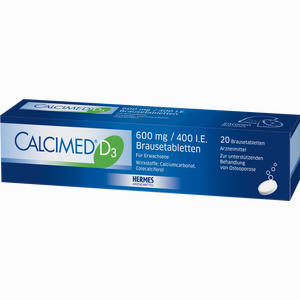 Calcimed D3 600mg/400 I.e. Brausetabletten 20 Stück - ab 6,25 €