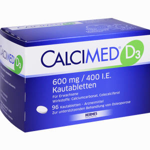 Calcimed D3 600mg/400 I.e. Kautabletten  96 Stück - ab 15,34 €
