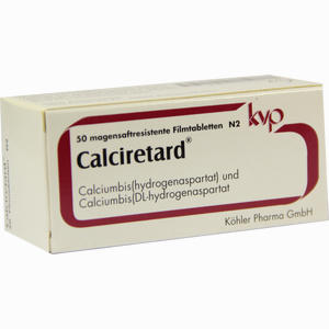 Calciretard Dragees Magensaftresistent 50 Stück - ab 0,00 &euro;