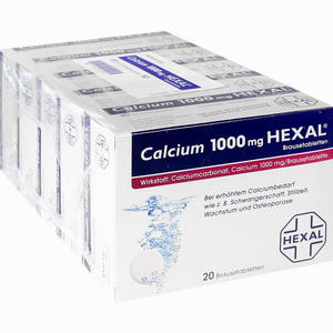 Calcium 1000 Hexal Brausetabletten 100 Stück - ab 18,68 €