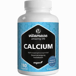 Calcium 400 Mg Vegan Tabletten 180 Stück - ab 13,38 €