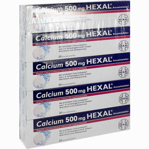Calcium 500 Hexal Brausetabletten 100 Stück - ab 12,24 €