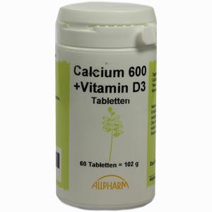Calcium (600mg) + D3 Tabletten  60 Stück - ab 7,22 €