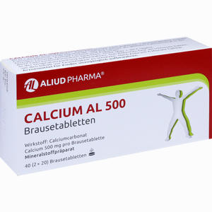 Calcium Al 500 Brausetabletten 40 Stück - ab 0,00 &euro;