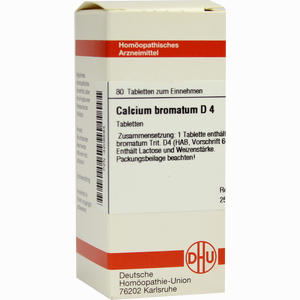 Calcium Bromat D4 Tabletten 80 Stück - ab 0,00 &euro;