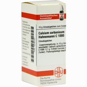 Calcium Carb Hahnemanni C1000 Globuli 10 g - ab 32,47 €