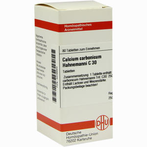 Calcium Carb Hahnemanni C30 Tabletten 80 Stück - ab 8,82 €