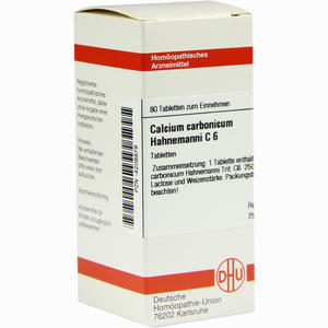 Calcium Carb Hahnemanni C6 Tabletten 80 Stück - ab 0,00 €