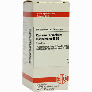 Calcium Carb Hahnemanni D10 Tabletten 80 Stück - ab 0,00 &euro;