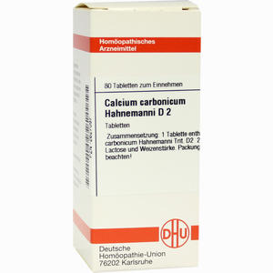 Calcium Carb Hahnemanni D2 Tabletten 80 Stück - ab 8,01 €
