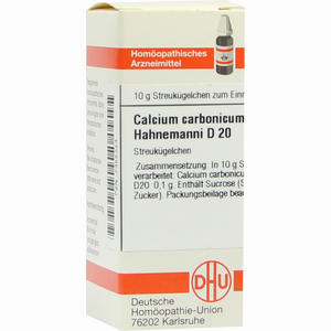 Calcium Carb Hahnemanni D20 Globuli 10 g - ab 10,15 &euro;