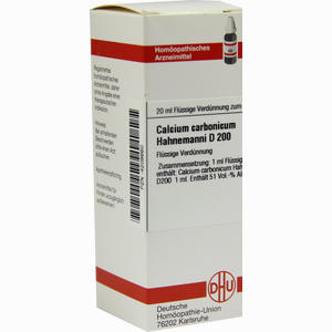 Calcium Carb Hahnemanni D200 Dilution 20 ml - ab 13,58 €