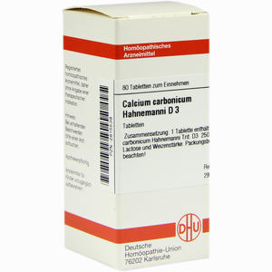 Calcium Carb Hahnemanni D3 Tabletten 80 Stück - ab 8,15 €