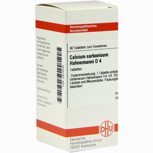 Calcium Carb Hahnemanni D4 Tabletten 80 Stück - ab 8,17 €