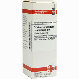 Calcium Carb Hahnemanni D6 Dilution DHU-Arzneimittel 20 ml - ab 7,77 €
