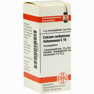 Calcium Carbonicum Hahnemanni C10 Globuli 10 g - ab 0,00 €