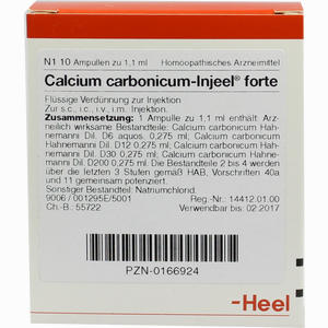 Calcium Carbonicum- Injeel Forte Ampullen  10 Stück - ab 17,32 €