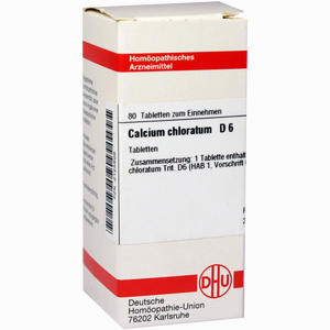 Calcium Chlorat D6 Tabletten 80 Stück - ab 8,88 €