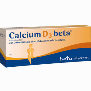 Calcium D3 Beta Brausetabletten 40 Stück - ab 7,81 €