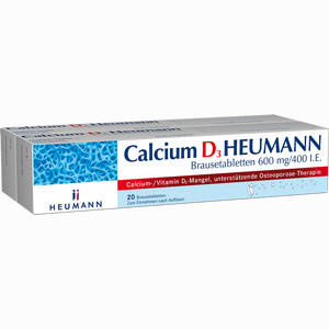 Calcium D3 Heumann Brausetabletten  40 Stück - ab 0,00 €