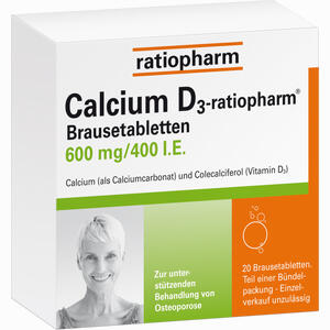 Calcium D3- Ratiopharm Brausetabletten  100 Stück - ab 18,94 €