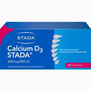 Calcium D3 Stada Kautabletten 50 Stück - ab 0,00 €