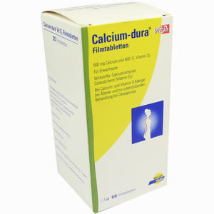 Calcium- Dura Vit D3 Filmtabletten  120 Stück - ab 0,00 &euro;