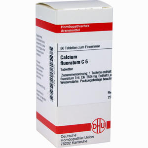 Calcium Fluorat C6 Tabletten 80 Stück - ab 9,08 €