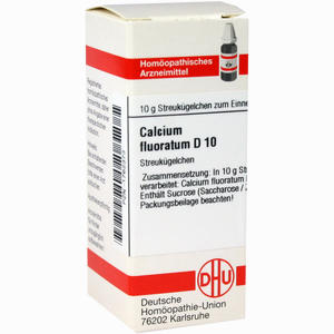 Calcium Fluorat D10 Globuli 10 g - ab 0,00 &euro;
