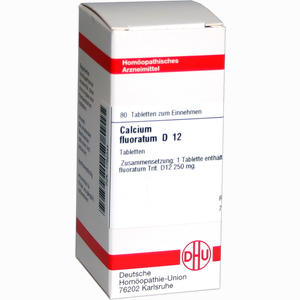 Calcium Fluorat D12 Tabletten 80 Stück - ab 8,70 €
