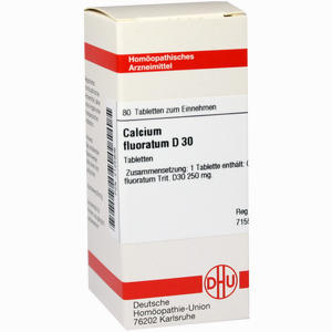 Calcium Fluorat D30 Tabletten 80 Stück - ab 9,56 €