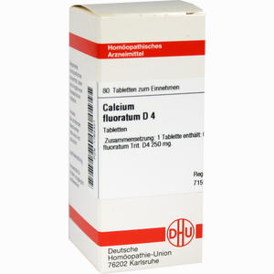 Calcium Fluorat D4 Tabletten 80 Stück - ab 8,87 €