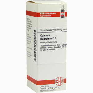 Calcium Fluorat D6 Dilution 20 ml - ab 9,18 €