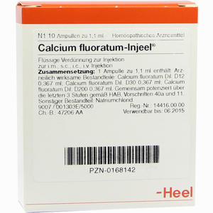 Calcium Fluoratum- Injeel Ampullen  10 Stück - ab 17,23 €
