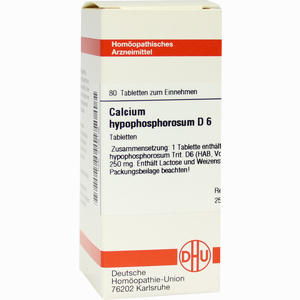 Calcium Hypophos D6 Tabletten 80 Stück - ab 9,10 €