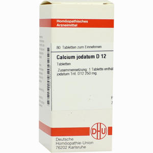 Calcium Jodat D12 Tabletten 80 Stück - ab 9,04 €