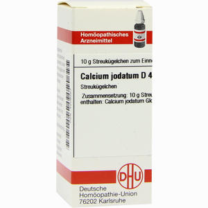Calcium Jodat D4 Globuli 10 g - ab 0,00 &euro;