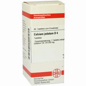 Calcium Jodat D4 Tabletten 80 Stück - ab 0,00 €