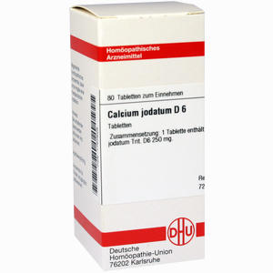 Calcium Jodat D6 Tabletten 80 Stück - ab 8,88 &euro;