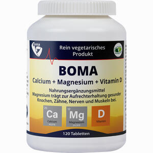 Calcium + Magnesium + Vitamin D Tabletten 120 Stück - ab 12,34 €