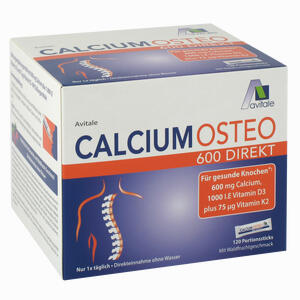Calcium Osteo 600 Direkt Pulver 120 Stück - ab 23,95 €