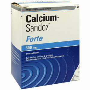 Calcium Sandoz Forte Brausetabletten 5 x 20 Stück - ab 19,46 €