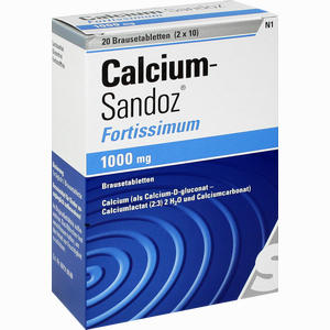 Calcium Sandoz Fortiss Brausetabletten 20 Stück