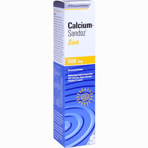 Abbildung von Calcium- Sandoz Sun Brausetabletten 20 Stück