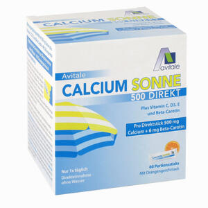 Calcium Sonne 500 Direkt Pulver 60 Stück - ab 13,48 €