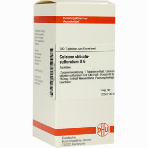 Calcium Stib Sulf D6 Tabletten 200 Stück - ab 0,00 &euro;