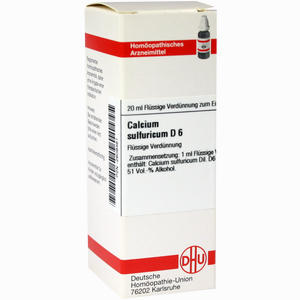Calcium Sulf D6 Dilution 20 ml - ab 10,31 &euro;